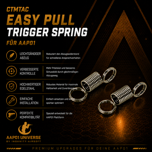 CTMTAC AAP01 Easy-Pull Trigger Spring - Silver