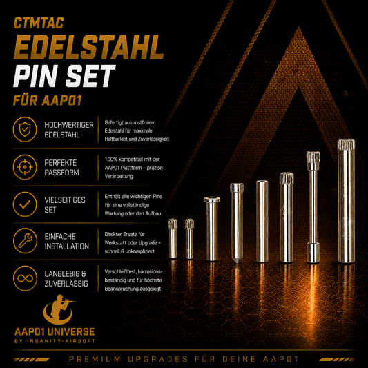 CTMTAC Edelstahl Pin Set