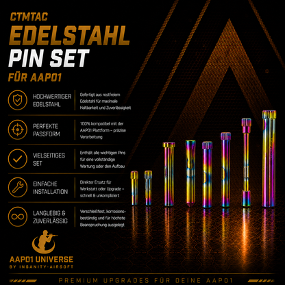 CTMTAC Edelstahl Pin Set