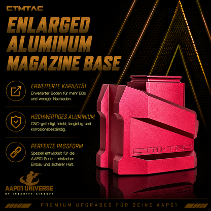 CTMTAC Enlarged Aluminum Magazine Base Plate AAP-01 und G-Series
