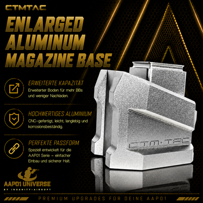CTMTAC Enlarged Aluminum Magazine Base Plate AAP-01 und G-Series