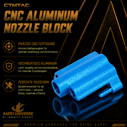 CTMTAC CNC Aluminum Nozzle Block für AAP-01