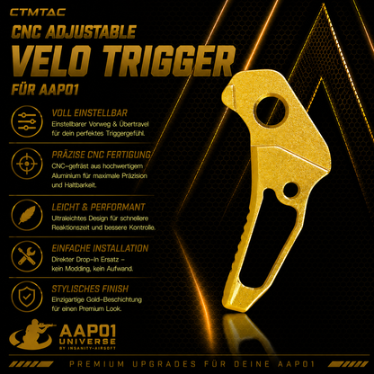 CTMTAC CNC Adjustable VELO Trigger für AAP-01 and G-Series