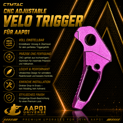 CTMTAC CNC Adjustable VELO Trigger für AAP-01 and G-Series