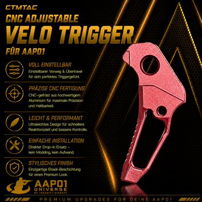 CTMTAC CNC Adjustable VELO Trigger für AAP-01 and G-Series