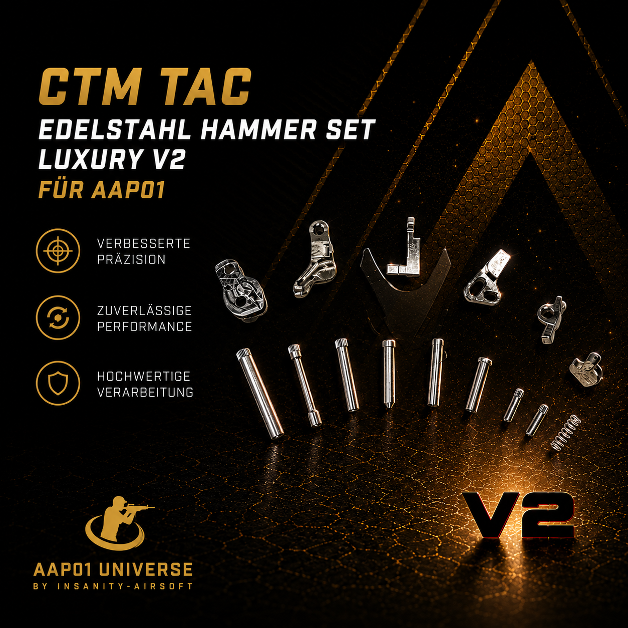 CTMTAC AAP01 Edelstahl Hammer Set Luxury V2