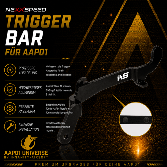 NexxSpeed CNC 7075 Aluminum Trigger Bar - Action Army AAP-01/C