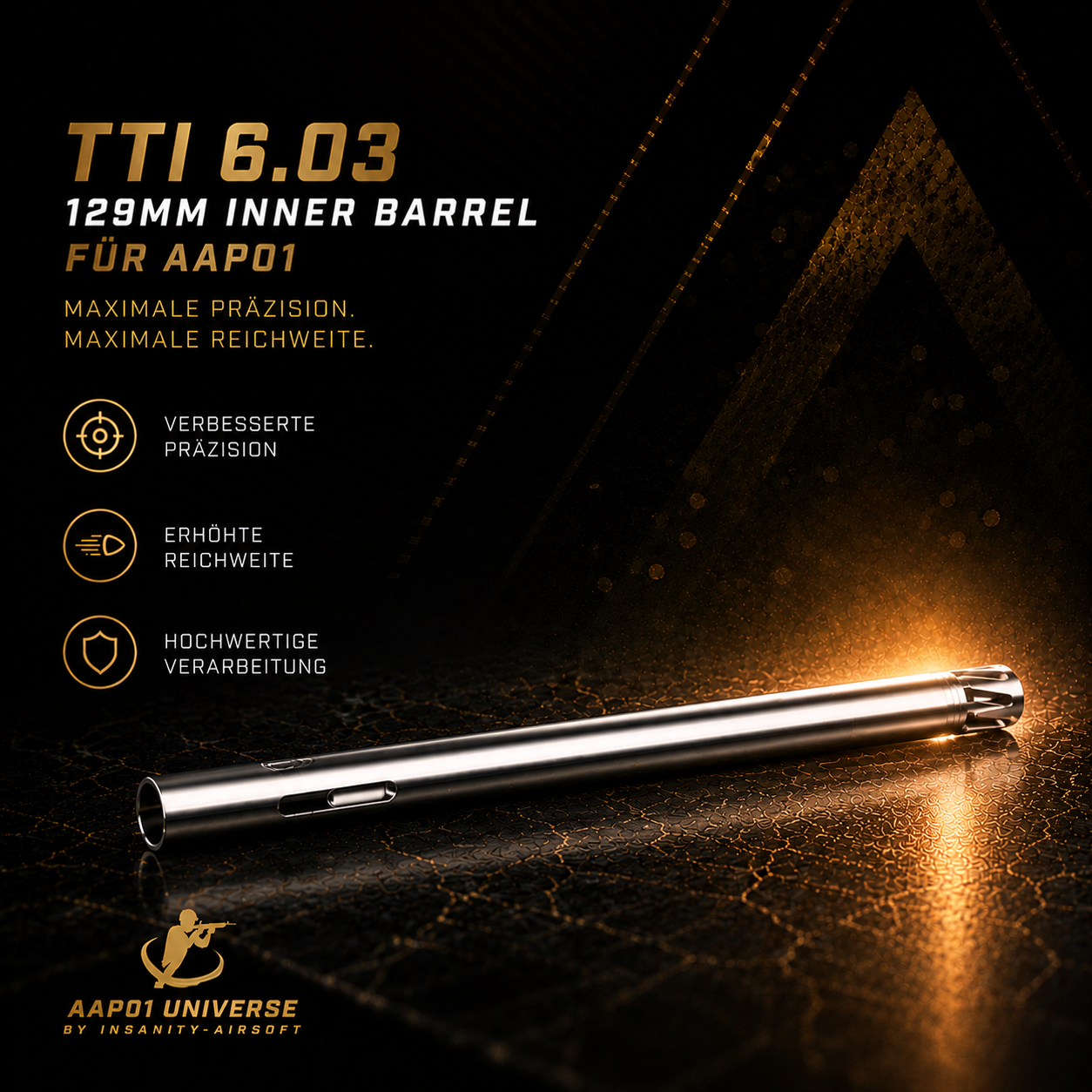 TTI 6.03 129mm Inner Barrel für AAP01